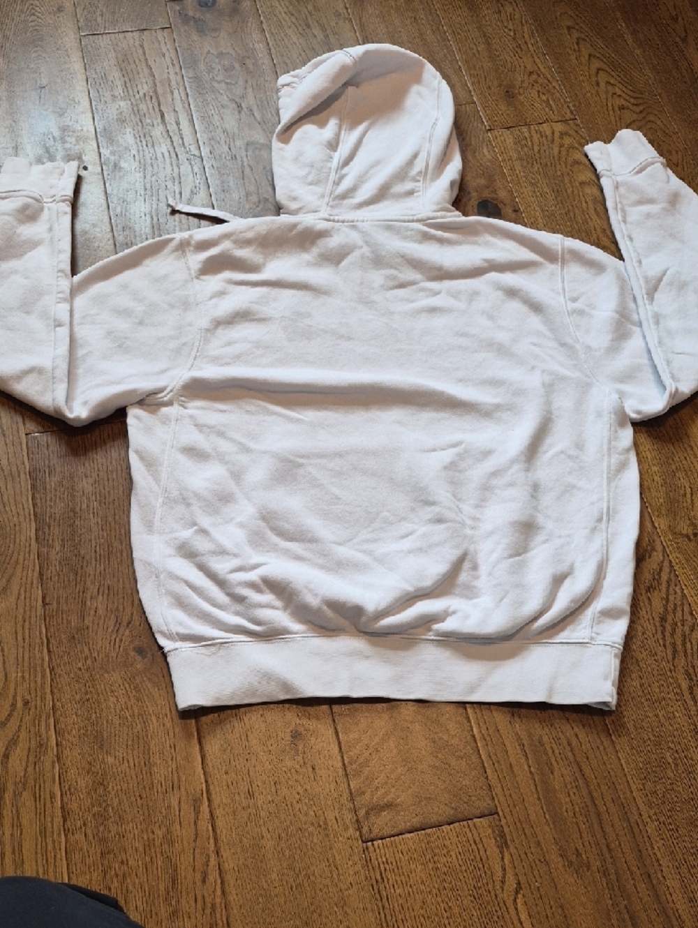 Nike White Men's Hooded Pullover Sweatshirt - Picture 5 of 5